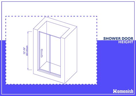 ᐅ【WOODBRIDGE Frameless Shower Doors 6872" Width x 76"Height with 3/8"(10mm) Clear Tempered
