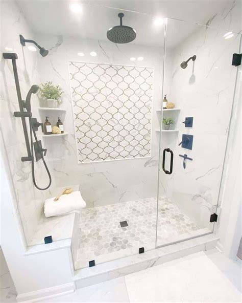 Shower Tile Accent Wall