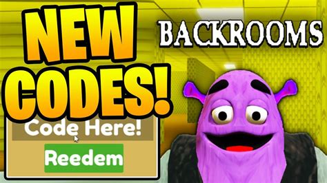 Shrek in the Backrooms Codes - Roblox - July 2023 -