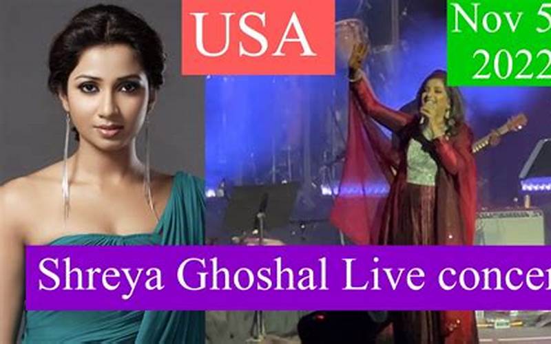 Shreya Ghoshal Concert Dallas: A Musical Extravaganza