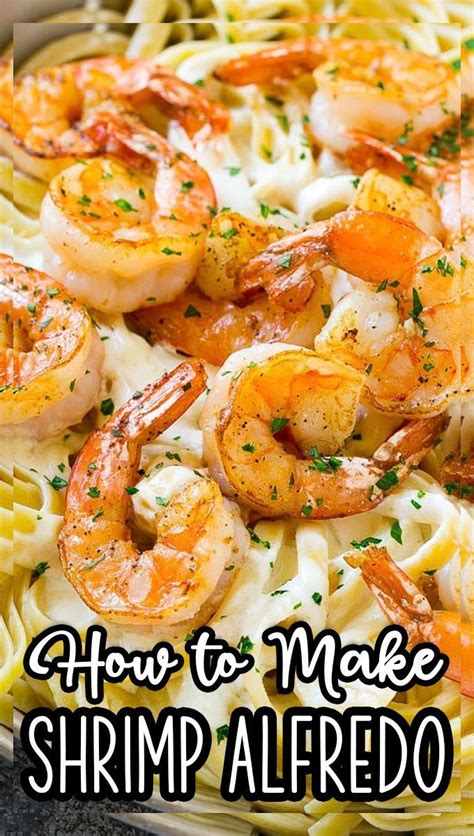 Creamy Garlic Shrimp Alfredo Pasta Recipe