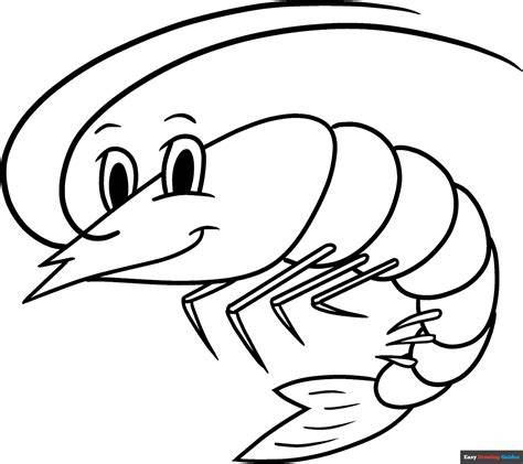 Shrimp Coloring Page