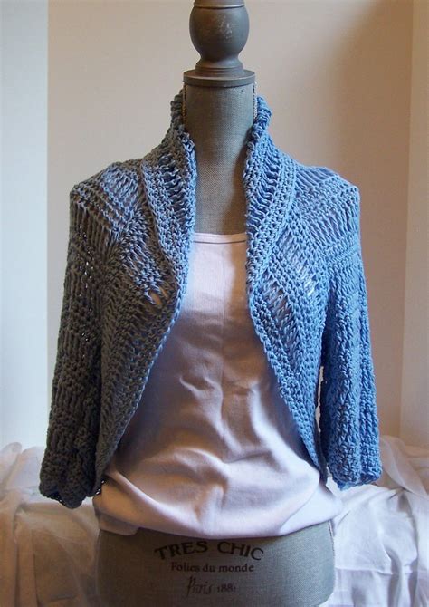 Shrug Sweater Crochet Pattern