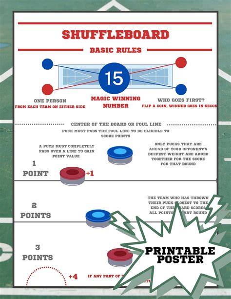 Shuffleboard Printable