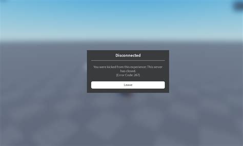 Shutdown - Roblox