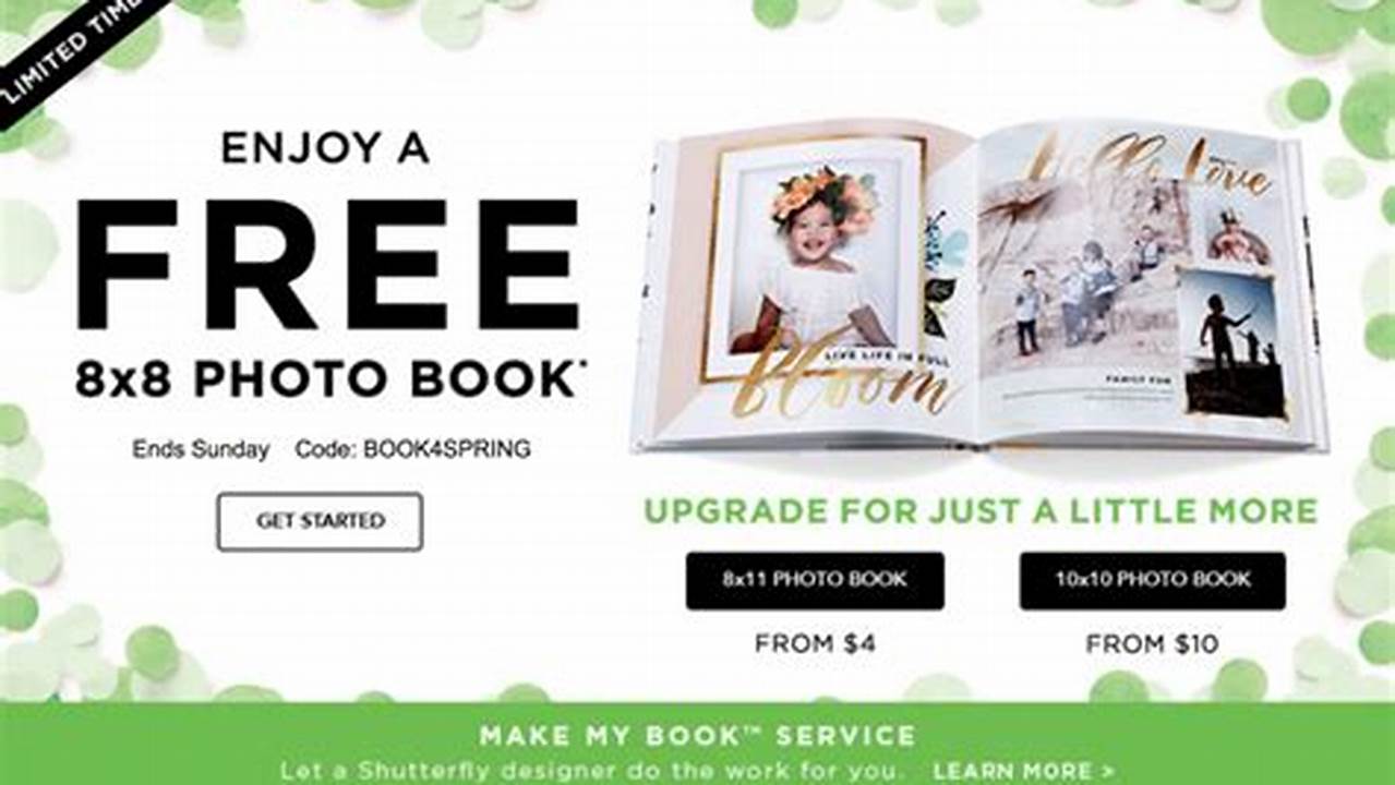 Shutterfly Free Book Code 2024