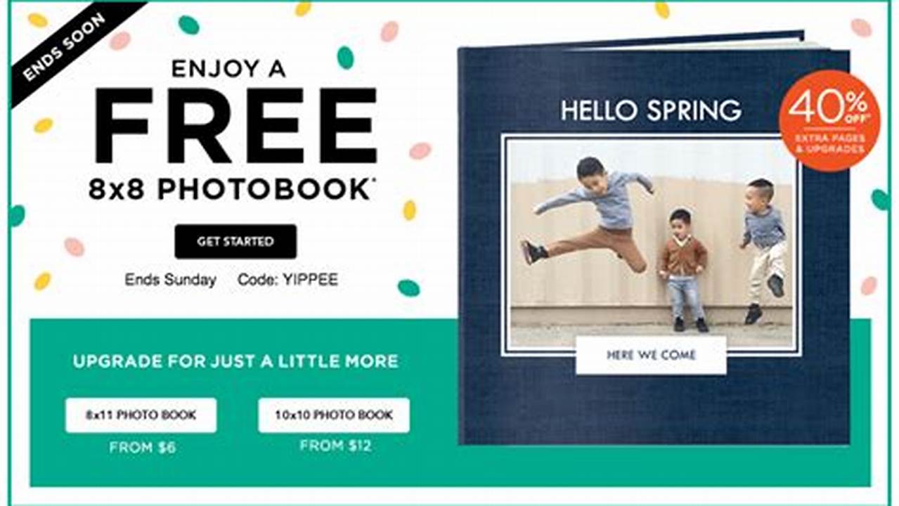 Shutterfly Free Photo Book Code 2024 Release Date