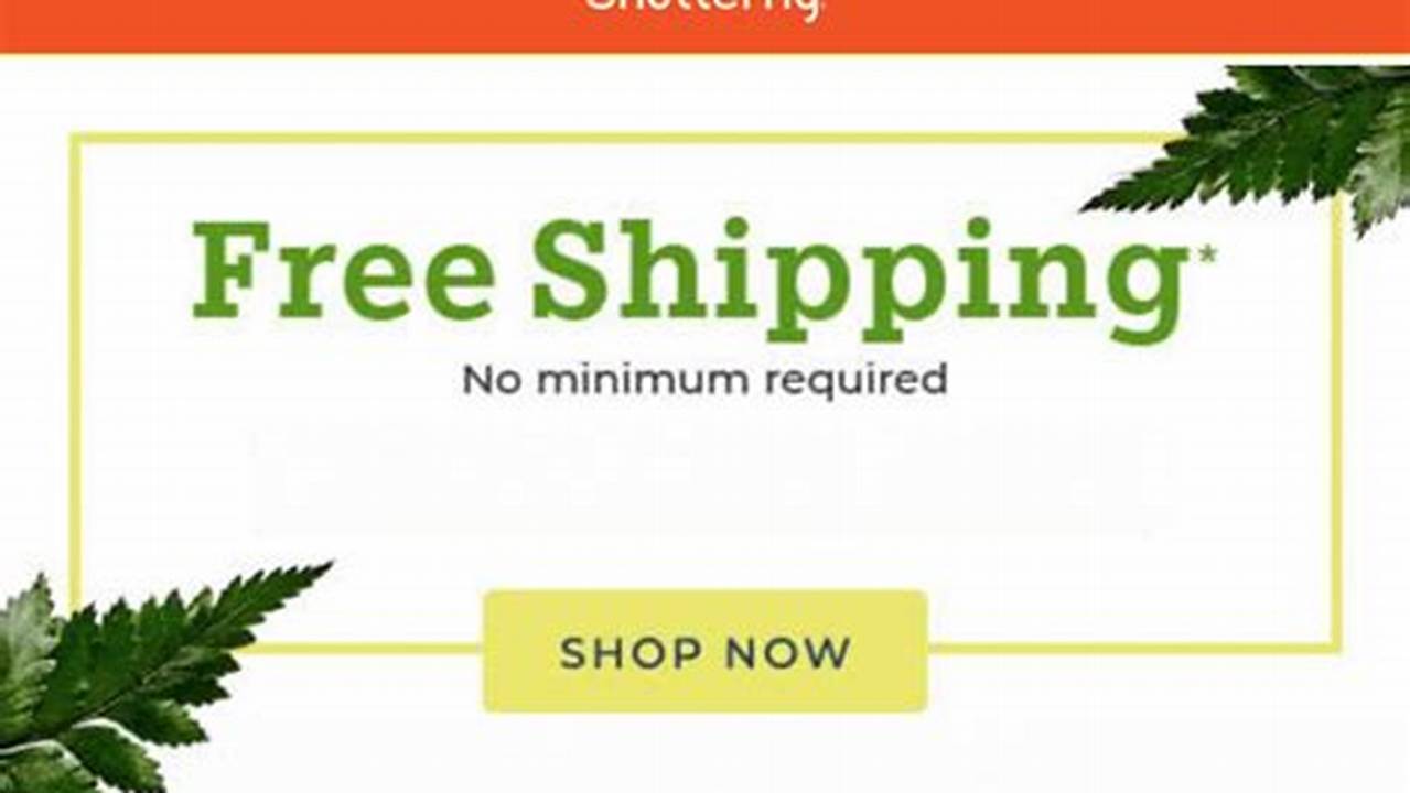 Shutterfly Free Shipping Code 2024 No Minimum Code