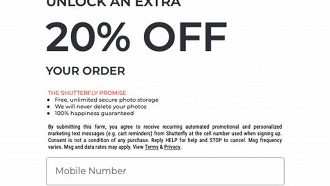 Shutterfly Promo Codes 2024