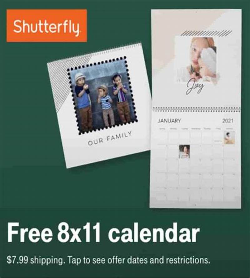 Shutterfly Discount Code Calendar