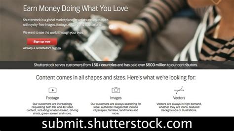 Shutterstock Sign-Up