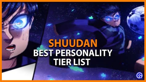 Shuudan Personality Tier List - Roblox
