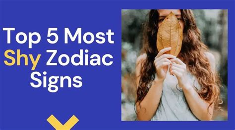 Shy Signs Zodiac