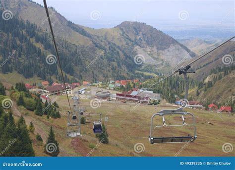 Shymbulak cable car view