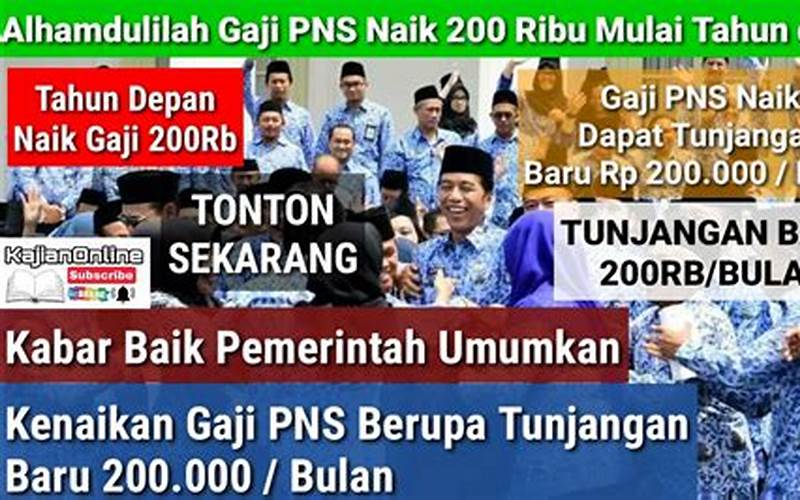 Siapa Saja Yang Terpengaruh Oleh Perubahan Gaji Pns?