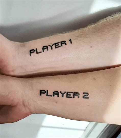 Sibling Player 1 Player 2 Tattoos