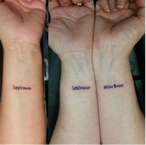 Sibling Tattoos For 2