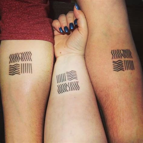 Sibling Tattoos For 3