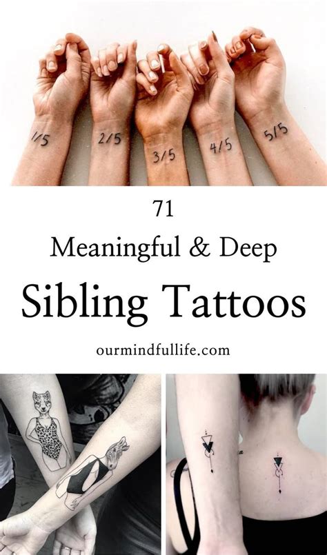 Sibling Tattoos For 4