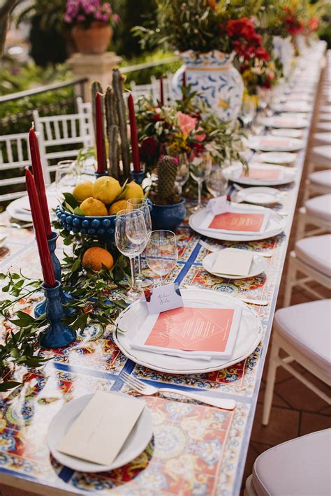 Sicilian table setting