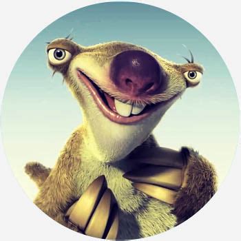 Sid the Sloth smiling