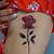 Side Rose Tattoos Female