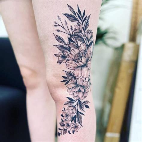 Side Knee Tattoo