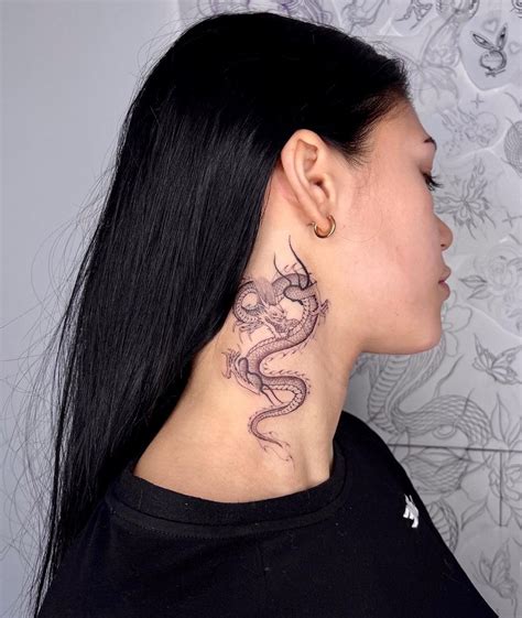 Side Neck Tattoo