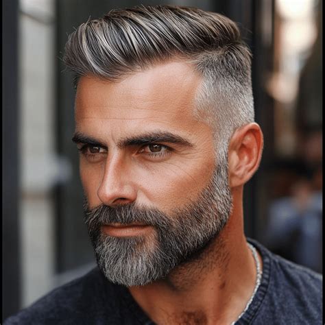 Side Part Haircut Men 40s