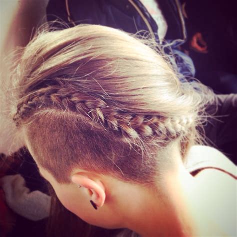 Side Plait And Undercut