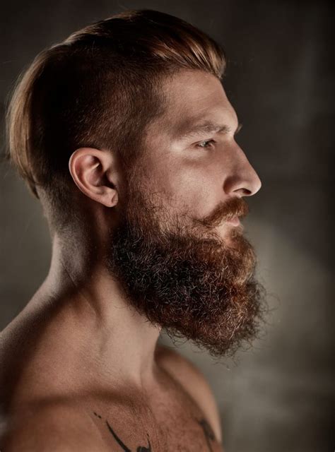 Side Profile Bearded Man