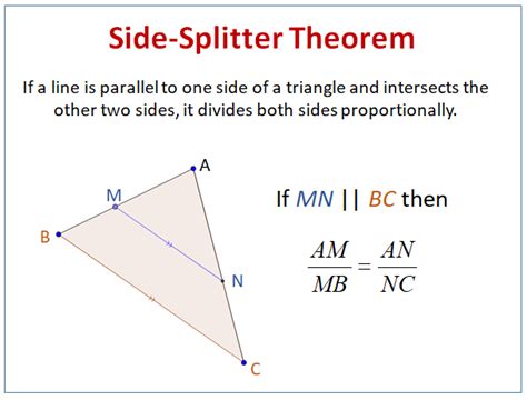Calculate Side Splitter Theorem Easily with Our Online Calculator