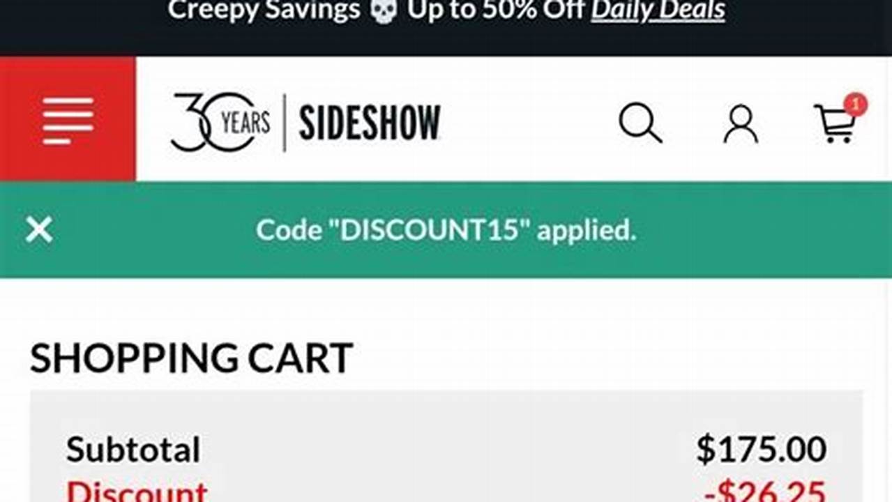Sideshow Promo Code 2025