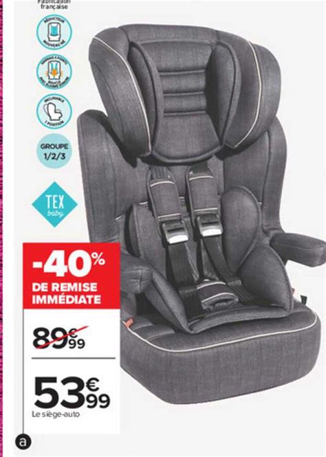 Siege Auto Carrefour