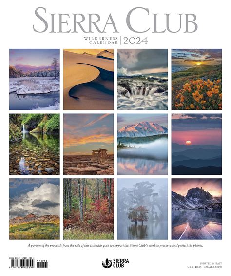 Sierra Club Calendar 2024