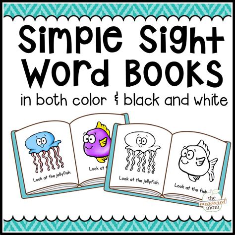Sight Word Books Printable Kindergarten