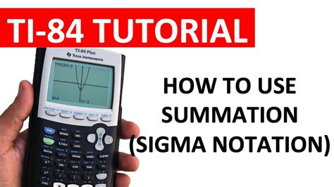 Effortlessly Compute Sigma Notation with the Sigma Calculator Ti-84: Your Ultimate Math Tool
