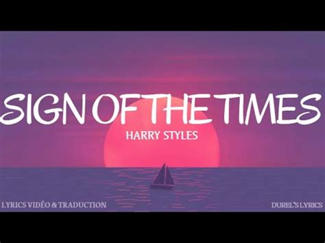 Sign Of The Times Traduction