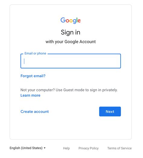 Sign in with Google