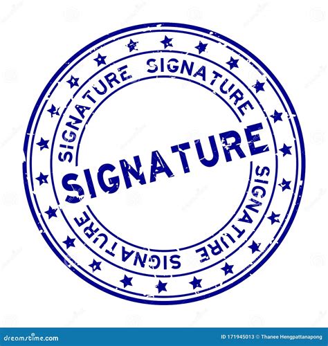 Signature and Stamp