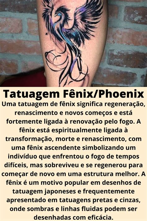 Amazing 13+ Significado Da Fenix Tatuagem with Images
