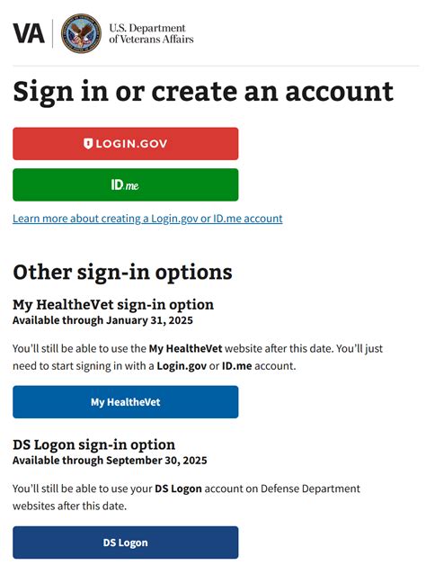 Signing In to Your VA.gov Account