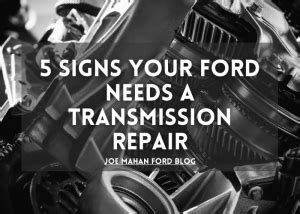 Signs Your Transmission Needs Repair