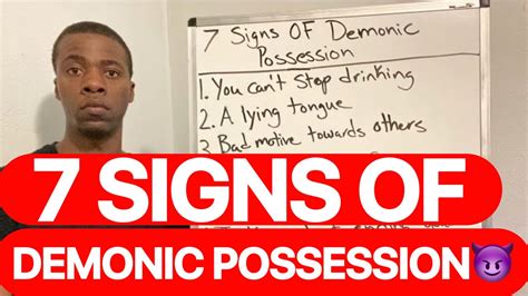 Signs of Demonic Influence Not Possession