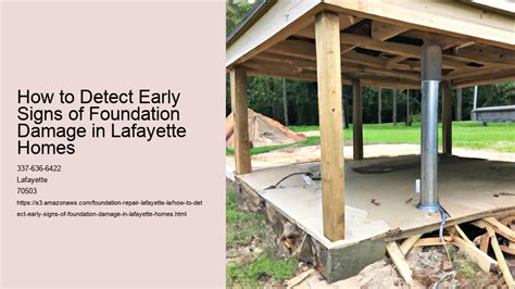 Signs of Foundation Problems in Lafayette LA