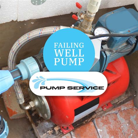 Signs of a failing well pump