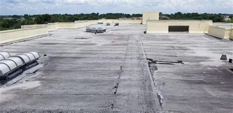 Signs of commercial roof damage