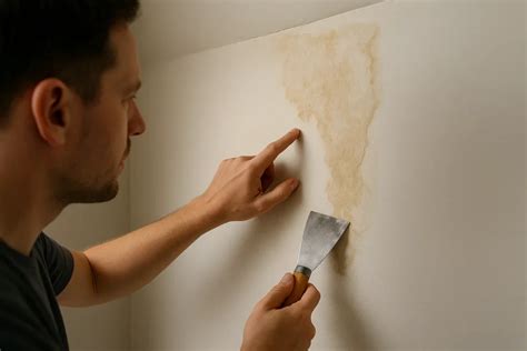 Signs of damaged drywall