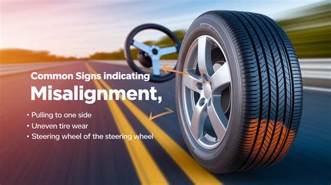 Signs of misalignment in a car