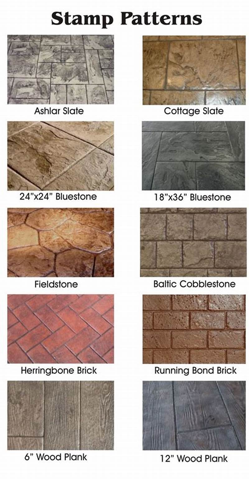 Sika Stamp Pattern Selection Guide